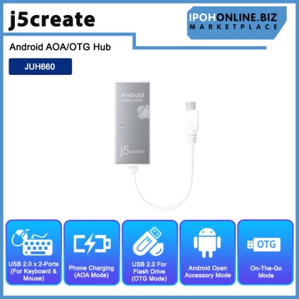J5 Create JUH660 Android AOA / OTG Hub